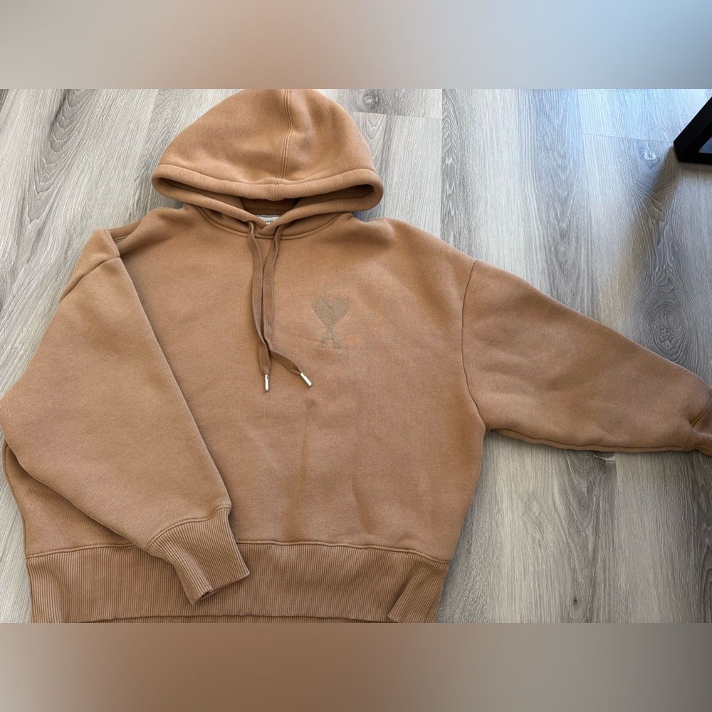 Ami Camel Brown Hoodie size M